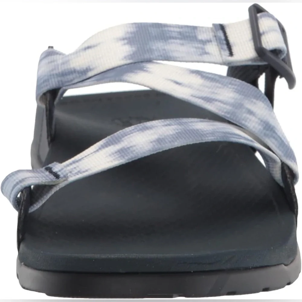 NWT Chaco Lowdown Slide Sandals Faded Blue Fog Adjustable Strap Size 12